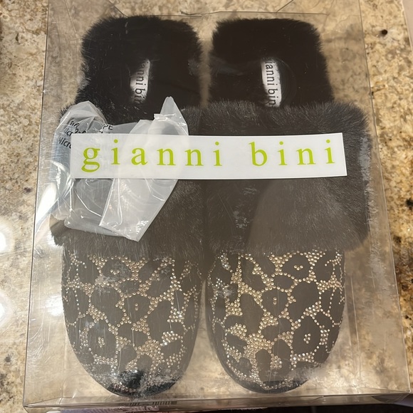 Gianni Bini Fluffy House Shoes- brand new in the box never used! From Dillards - Picture 2 of 5